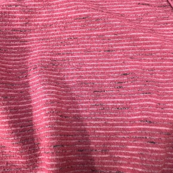 Maurices Womens Shirt Top Twist Hem Sheer Back Long Sleeve Pullover Red XXL - Picture 7 of 10